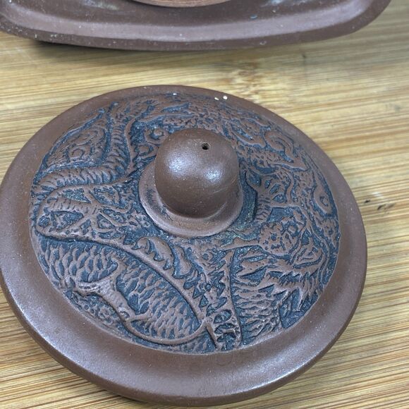 VTG China old Yixing Clay Teapot Handmade 7” ( Lid Not Proper one ) - Picture 9 of 11